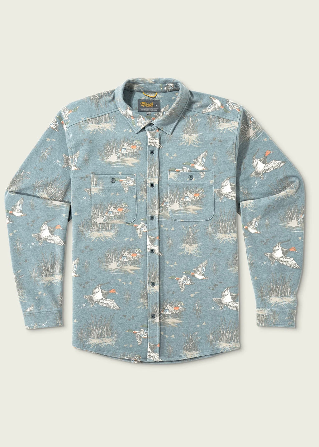 Fireside Oversized Shirt | Goblin Blue