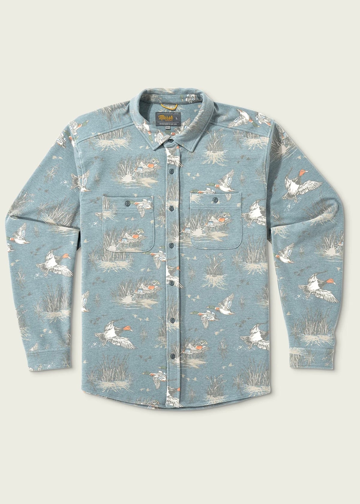 Fireside Oversized Shirt | Goblin Blue
