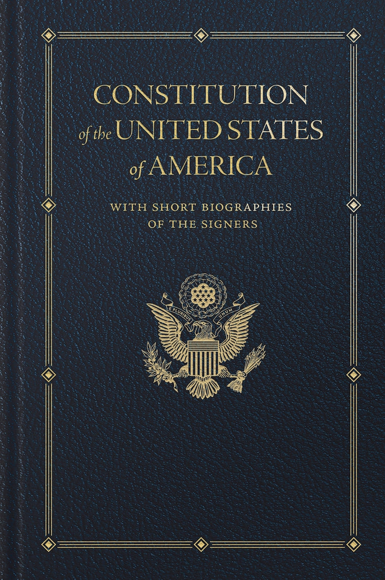 Leather Constitution of the United States Book