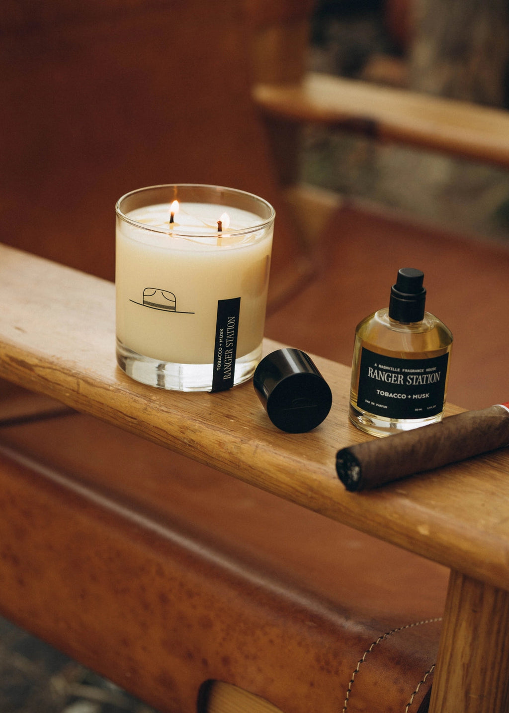 Tobacco + Musk Candle