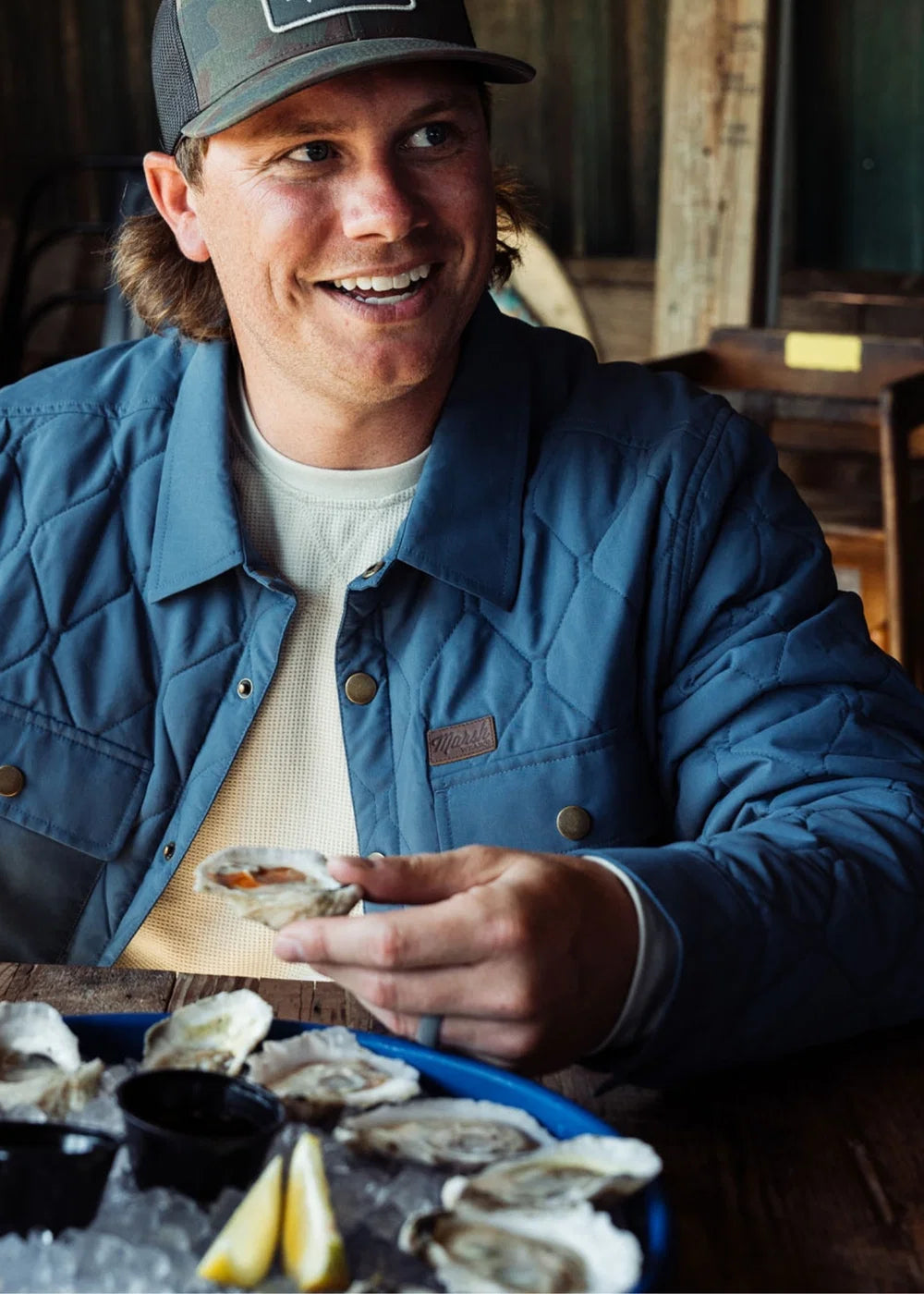 Saluda Puff Shacket | Bluefin