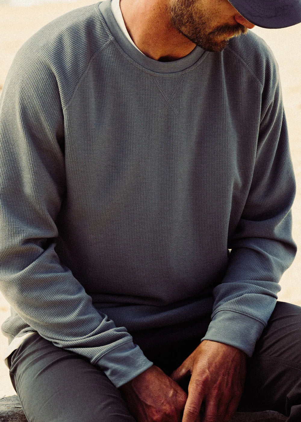Surfside Waffle Knit | Steel