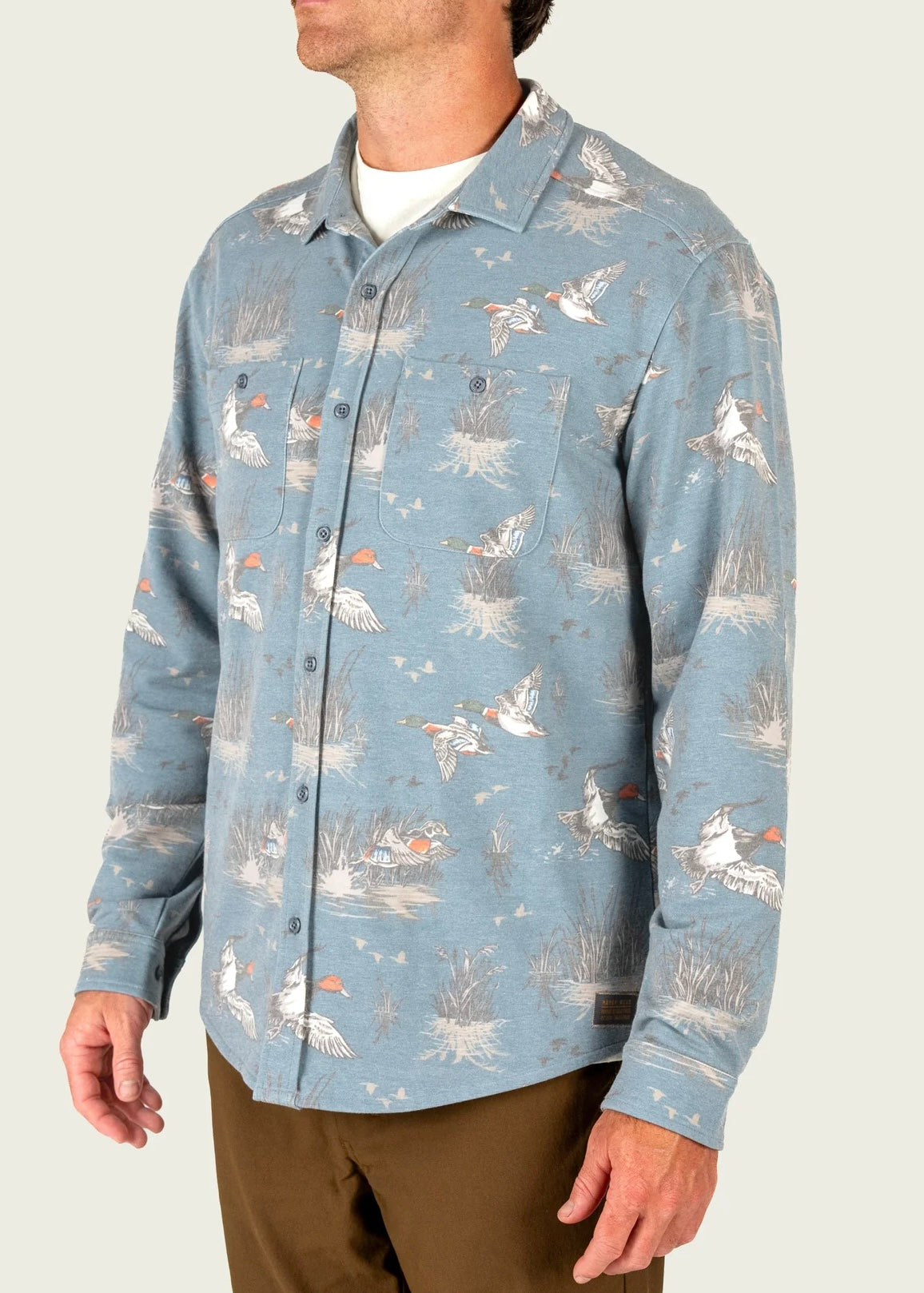 Fireside Oversized Shirt | Goblin Blue