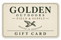 Golden Outdoors Gift Card