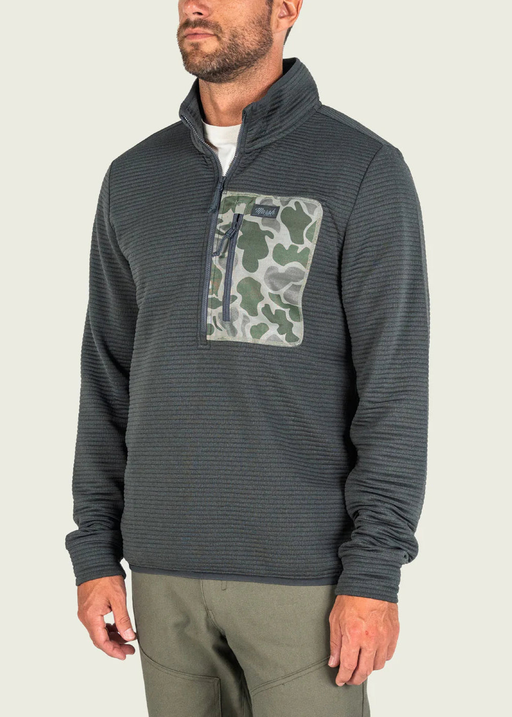 Sullivan Zip Pullover | Ash