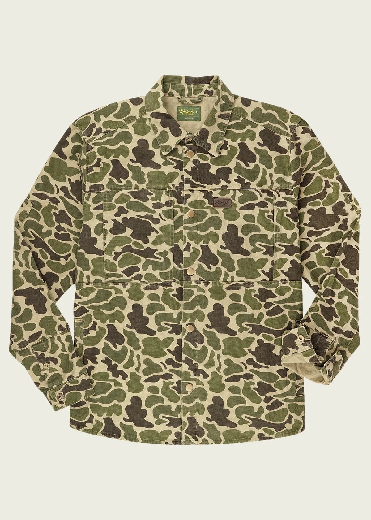 The Delano Shacket | Mallard Camo