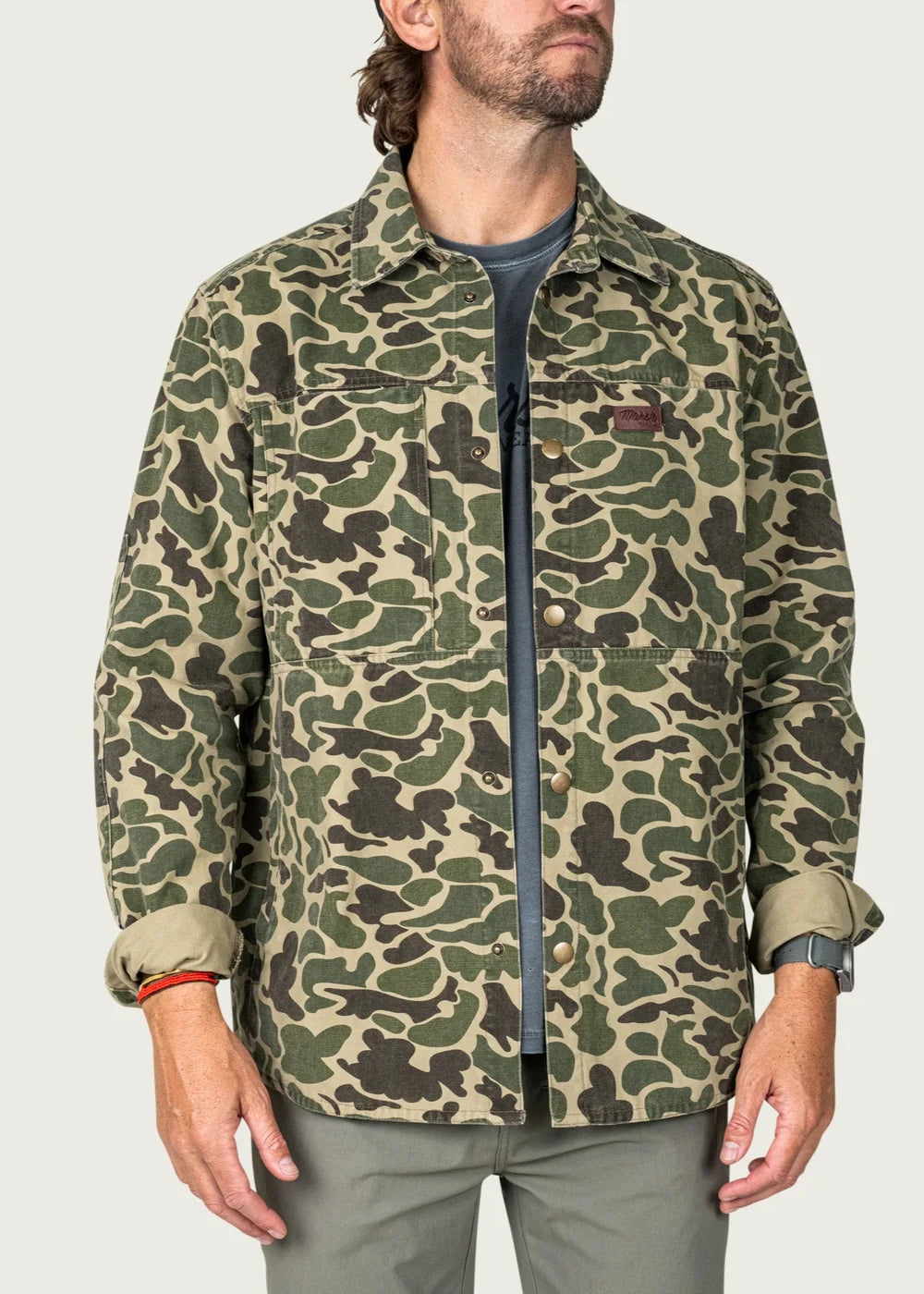 The Delano Shacket | Mallard Camo