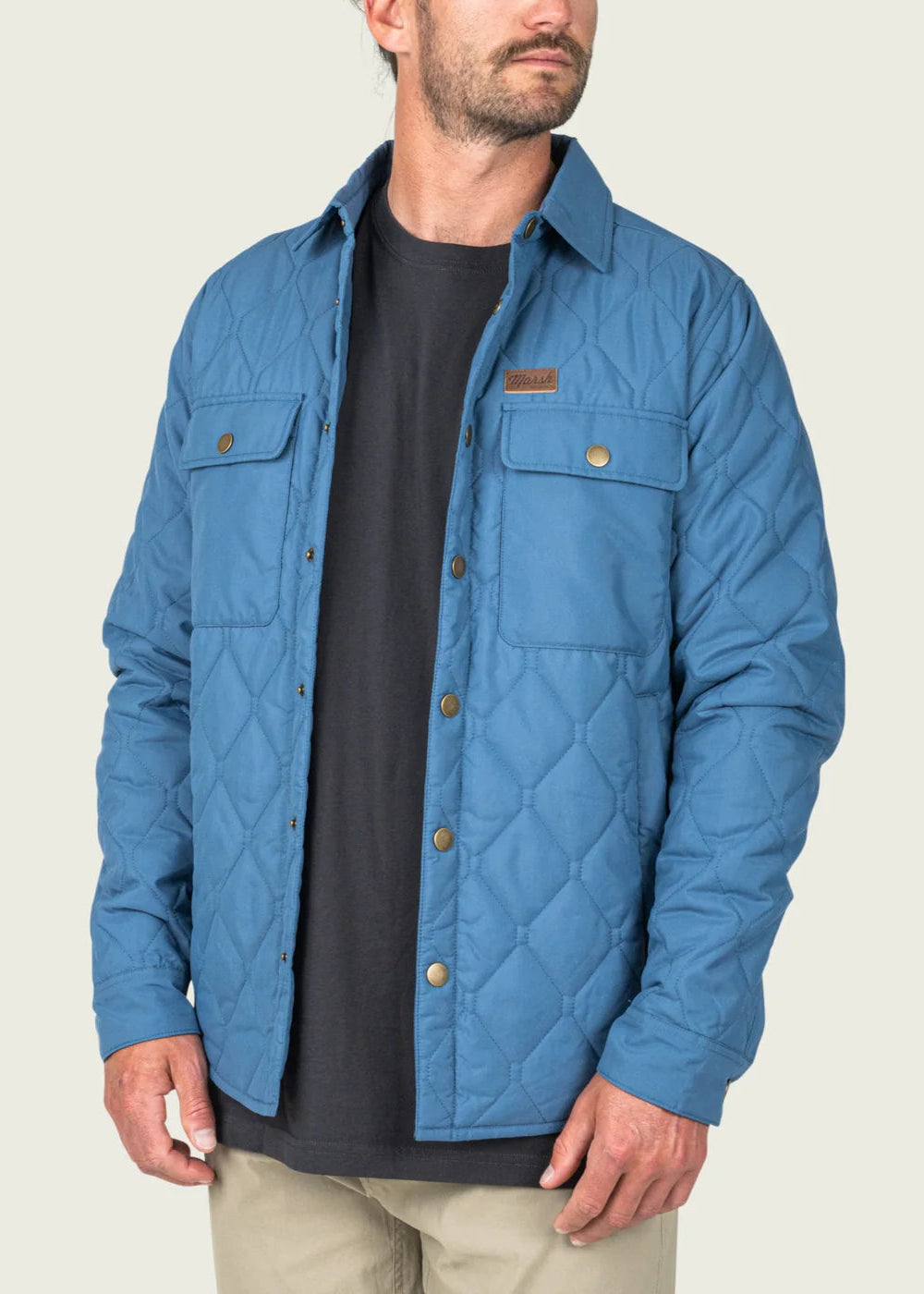 Saluda Puff Shacket | Bluefin